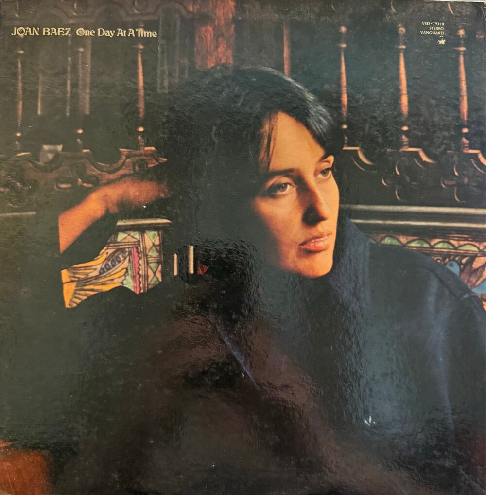 Joan Baez One Day At A Time LP Vinyl Album, 1969, Vanguard, Stereo, Folk, VG+